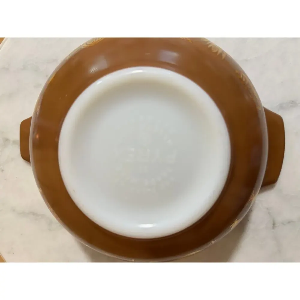 Vintage Pyrex Set of 3 Early American Cinderella Nesting Bowls
